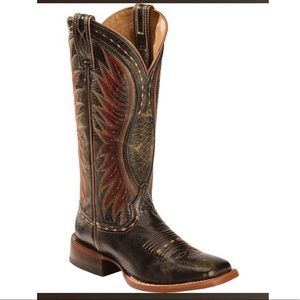 Ariat Womens Vaquera Black Leather Boots